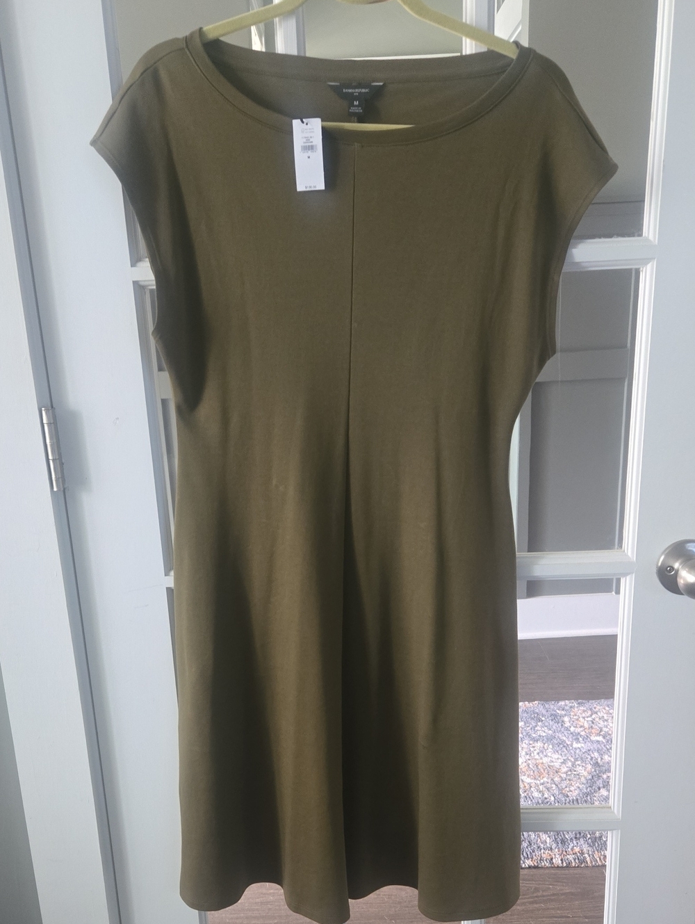 Banana Republic Olive Midi Dress